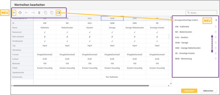 Wertreihen Editor Optimiert, Version 2026.05